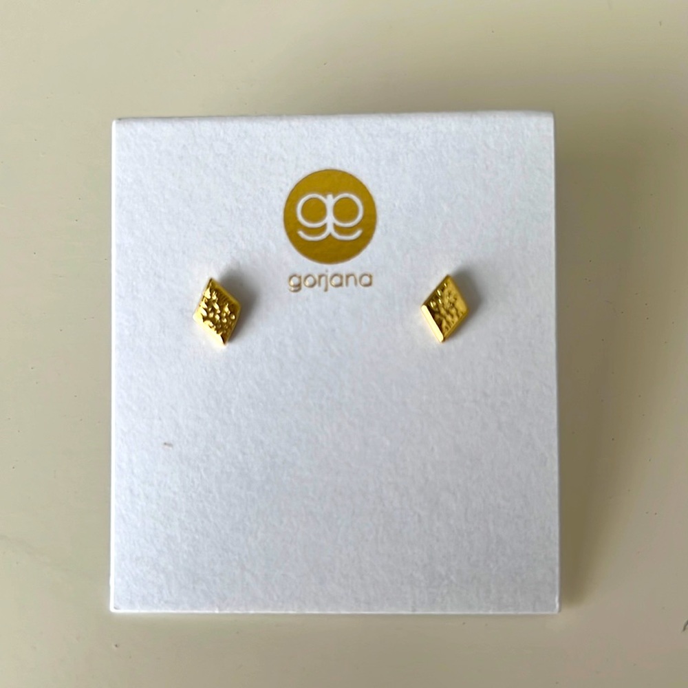 Gorjana Cortez Diamond Studs in Gold